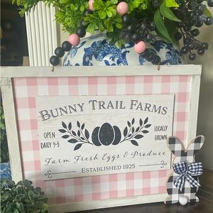 Bunny Trail sign